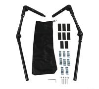 Mango plegable para vagones plegables compatible con modelo plegable plano, con altura ajustable y plegado rápido para camping y uso al aire libre