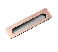 Mango ranurado empotrado para puertas de armarios y armarios que proporciona un agarre invisible y oculto para cajones, armarios, aparadores y muebles similares (128Red Valley)