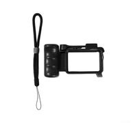 Mango resistente para DJI para osmo Action 6, para jaula de orientación versátil con botón de fácil acceso, accesorio de filmación profesional, color negro