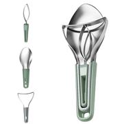 Mango Schiller,Gadgets de cocina de acero inoxidable - Cortador de frutas, mango pegajoso y deshuesador | para Avocado Kiwi Cantaloupe Ensalada Uso doméstico Campanadas Picnic Interior Uso Exterior