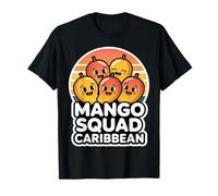 Mango Squad Caribbean diseño para los Amantes de la Fruta caribeña Camiseta