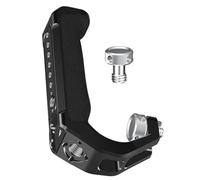 Mango superior de cámara multiusos con punto de montaje universal, soporte de zapata fría para luces LED, micrófonos, accesorios, agarre de zapata fría