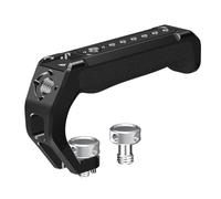 Mango superior de extensión de jaula de cámara ajustable con interfaces roscadas dobles de 1/4 3/8 y compatibilidad con zapata fría y agarre de montaje de zapata fría