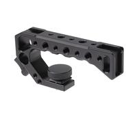 Mango superior de la cámara ligera con agujeros de tornillo de 1/4 pulgadas y 3/8 pulgadas para mayor estabilidad y comodidad. Cámara de acción