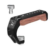 Mango superior ergonómico para cámara réflex digital con agujeros roscados de 1/4 y 3/8, adaptadores de zapata fría que mejoran el adaptador de zapata fría para fotografía