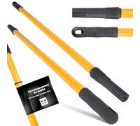 Mango Telescópico 110-200 cm Barra telescópica para Rodillo De Pintura Acero Extensión para Herramientas De Pintura Y Renovación Multifunción Ajustable Extraíble