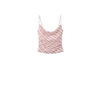 MANGO Top 'ILLO' rosa / rojo carmesí / offwhite M EUR