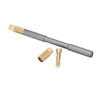 Mango Universal para Raspador, Aleación de Aluminio, Antideslizante, Doble Cabeza, Cierre de Latón - Ergonómico, Resistente y Versátil, Uso Industrial y Profesional (Gris)