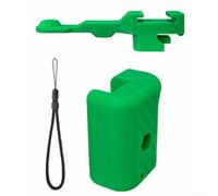 Mango versátil de liberación rápida para DJI para osmo Action 5/4/3, agarre de cámara de plástico compacto para un fácil montaje y almacenamiento (verde)