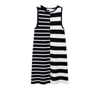 MANGO Vestido de punto 'ZUNGA' azul oscuro / blanco XS azul oscuro / blanco