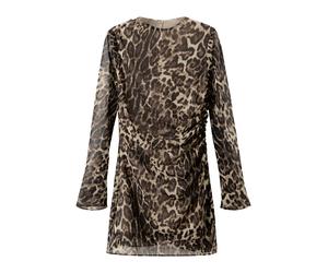 MANGO Vestido 'OLBIA' chocolate / capuchino / negro 40 chocolate / capuchino / negro