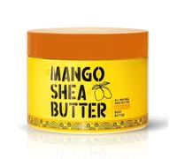 Mango Whipped Karité Body Mantequilla - 10 oz / 300 gr - eficaz en la piel, cabello, cuerpo, cara, con aceite de almendra, manteca de karité, vitamina E, para todos los tipos de piel, ingredientes