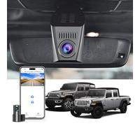 Mangoal Cámara frontal 4K y trasera 1080P para Jeep Gladiator JT 2020 2021 2022 2023 2024 Mojave Overland Rubicon y Wrangler JL 2018-2024 Rubicon etc., UHD 2160P, aplicación y WiFi, tarjeta de 128 GB
