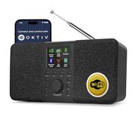 MangoKit SR20 Radio Wi-Fi, Bluetooth, Estéreo 2.0, Dab e Internet, Negro
