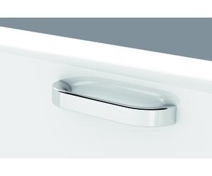 Mangos de bañera para somieres, universal, cromado, 2 piezas, B122-901