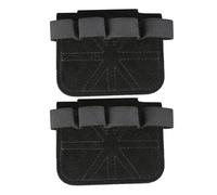 Mangos de entrenamiento: envolturas ergonómicas de piel de vacuno de 9,3 x 7,4 cm, 1 par de almohadillas de gimnasio sin dedos, protectores de palma, equipo de ejercicio ligero de 30 g, evita lesiones