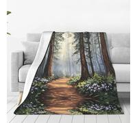 Mangroves in The Mist - Manta de franela ultrasuave para el hogar, manta de siesta, tapete de picnic para camping, 80 x 60 pulgadas