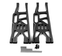 MANGRY Brazo de suspensión Inferior Delantero y Trasero, 2 uds., Compatible con Traxxas x-maxx Xmaxx 6S 8S RC Monster Truck, Accesorios de Mejora, 1/5 (Color : Black)