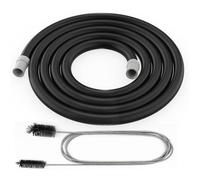 Manguera acanalada para acuario Fluval 107 207 piezas de repuesto, bombas y filtros de acuario manguera 106 206, tubo de acuario compatible con manguera Fluval A20014 con cepillo
