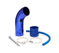 Manguera Admisión Aire Kit De Tubo De Admisión De Aire Turbo De 76 Mm Para De Admisión De Aire De Carreras De Coches Universal De Aluminio Filtro Aire(Air intake Pipe1)