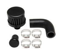 Manguera Admisión Aire Kit De Tubo De Admisión De Aire Turbo De 76 Mm Para De Admisión De Aire De Carreras De Coches Universal De Aluminio Filtro Aire(Negro)
