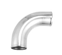 Manguera Admisión Aire Tubo Intercooler De 90 180 Grados Codo Curvo Tubo Entrada Aire OD 25mm 38mm 45mm 63mm 76mm 102mm Tubo Aleación Aluminio Tubo Entrada Aire Coche(90 Degree 63mm)