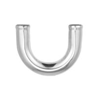 Manguera Admisión Aire Tubo Intercooler De 90 180 Grados Codo Curvo Tubo Entrada Aire OD 25mm 38mm 45mm 63mm 76mm 102mm Tubo Aleación Aluminio Tubo Entrada Aire Coche(180 Degree 89mm)