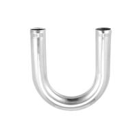Manguera Admisión Aire Tubo Intercooler De 90 180 Grados Codo Curvo Tubo Entrada Aire OD 25mm 38mm 45mm 63mm 76mm 102mm Tubo Aleación Aluminio Tubo Entrada Aire Coche(180 Degree 25mm)