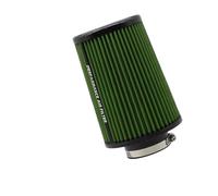 Manguera Admisión Filtros Universales Entrada Aire Automóvil Carreras Deportivas 76MM 89MM 101MM Filtro Aire Alto Flujo Automóvil 3 "3,5 4 Pulgadas Entrada Aire Frío Admisión Aire(101mm-Green)