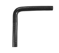 Manguera Admisión Motor Automóvil Codo Silicona 90 Grados, 9,5/11/13/16/19/22/25/28/32/35/40/45/48/54Mm, Acoplador Manguera, Tubo Intercooler 150X150Mm Color Negro(25mm ID 35mm OD)