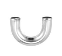 Manguera Admisión OD 38mm 45mm 51mm 63mm 76mm Longitud 100mm Tubo Intercooler De Aleación De Aluminio 90 180 Grados Codo Curvado Tubo De Entrada De Aire Tubo Entrada Aire