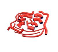 Manguera Admisión Para 1988-1993 Para VW Para Corrado G60 1.8L Para Jetta Para Golf Mk2 G60 1.8L PG Sin Supercargador Kit Manguera Refrigerante Calentador Radiador Silicona Manguera Entrada Aire(Rojo)