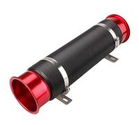 Manguera Admisión Presurizada 1 Tubo Admisión Aire Frío Para Turbo Coche 76 Mm, Flexible Y Ajustable, Para Conducto Alimentación En Frío.(Rojo)