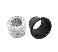 Manguera Admisión Presurizada Kit De Admisión Aire Frío Universal Para Parachoques Delantero, Embudo Turbo Plástico ABS Para Refrigeración Frenos(A Style.)