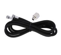 Manguera Aerógrafo Nailon Trenzada 1,8m Adaptador 1/8 a 1/4 Pulgadas Alta Presión sin Torceduras para Compresor Regulador Pintura Automotriz Industrial Profesional