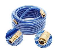 Manguera aire comprimido PVC 10m Tubo compresor Manguera entretejida Acople rápido EU Aire a presión