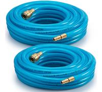 Manguera aire comprimido set de 2 azul 10m 15bar