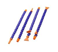 Manguera ajustable de plástico para agua y aceite Tubo de refrigerante azul de 12,5 mm de rosca for manguera de refrigerante de plástico BPS con boquilla redonda y plana.(Switch (round mouth))