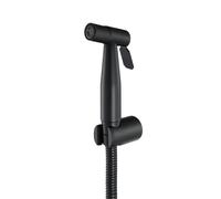 Manguera Bidé Mano Rociador de bidé for inodoro, manguera y juego soporte, grifo mano dorado cepillado, cabezal ducha, eje gris metalizado Bidé portátil para WC(Color 3)