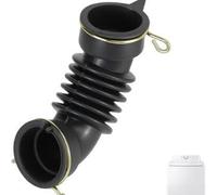 Manguera Cajetín Lavadora con Abrazadera DC67-00467A Repuesto Compatible para samsung Pieza Instalación Sencilla Color Negro Talla Estándar