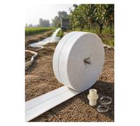 Manguera contra incendios plana, manguera ignífuga para agua, tubo flexible de descarga, línea de impulsión para bomba, riego, drenaje y transferencia de agua(2 in,30 meters)