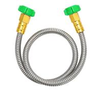 Manguera corta de jardín, manguera de conexión metálica a prueba de fugas, manguera flexible de acero