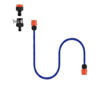 Manguera de 1-10 m con adaptador de grifo de conexión rápida, tubo de 1/2", for riego de jardín, césped, flores, lavado de coches(1M Nipple joint Kit)