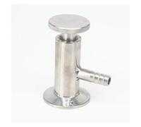 Manguera de 10 mm con abrazadera triple dentada, casquillo de 1,5" y diámetro exterior de 50,5 mm, válvula de muestreo