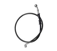 Manguera de Aceite de Freno de 10 cm a 500 cm para Motocicleta, Manguera de Aceite de Embrague de Freno, tubería hidráulica de Acero Inoxidable Trenzada de 28° a 90° M10