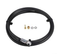 Manguera de aceite de freno de disco hidráulico de 2000 mm compatible con Magura Mt4 Mt4e Mt5, kit de línea de goma de alta presión de 3 capas con accesorios para mantenimiento y reparación de