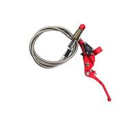 Manguera de aceite de punto for motocicleta, cilindro maestro de palanca de embrague hidráulico, color negro, 1200mm, apto for motor Vertical de 125CC-250CC(Red)