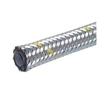 Manguera de Aceite y Combustible con Trenzado de Acero con Recubrimiento de Zinc 14,5x20,5 mm 1 m