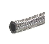 Manguera de aceite y combustible con trenzado de acero inoxidable 25x33 mm 20 m
