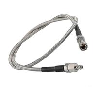 Manguera de acero inoxidable de alta presión de 36 pulgadas, 4500 psi, con conector NPT de 1/8, para estación de llenado de aire HPA acoplamiento rápido, acoplamiento rápido macho hembra